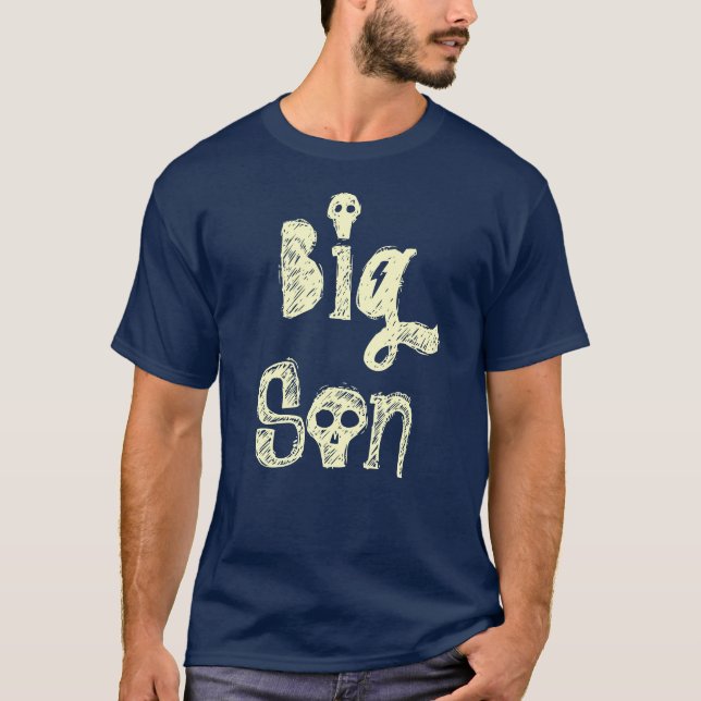 La camiseta grande del hijo (Anverso)