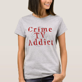 La camiseta gris de las mujeres del teleadicto del