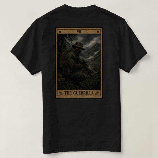 La camiseta Guerrilla (Reverso del diseño)