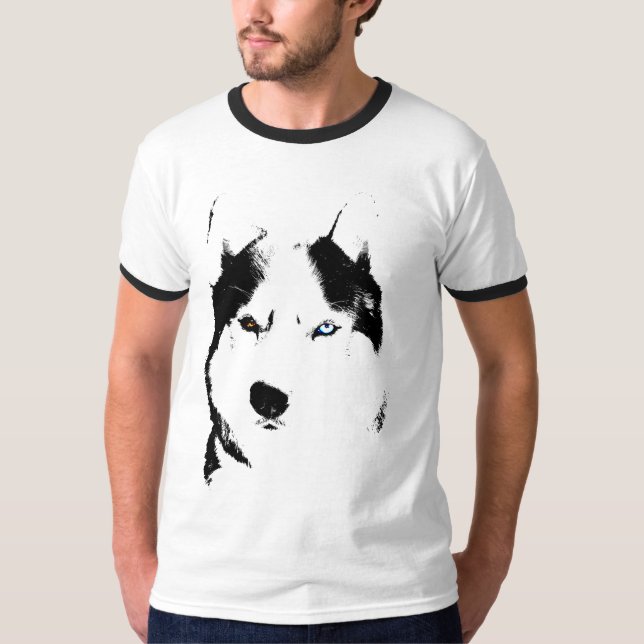 La camiseta Husky Wolf Husky Kid Sled Dog Husky Ca (Anverso)