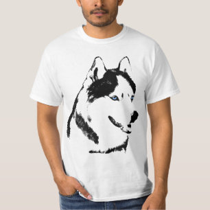 La camiseta Husky Wolf Husky Tee Sled Perro Camise