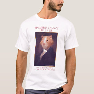La camiseta ingeniosa de George del hámster
