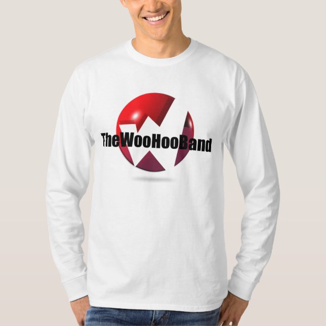 La camiseta larga de la manga de la banda de Hoo (Anverso)