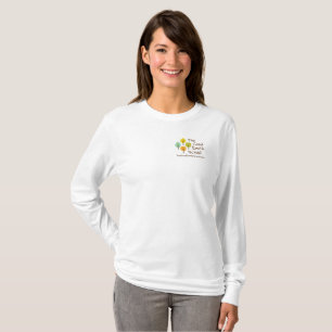 La camiseta larga de la manga de las buenas de la