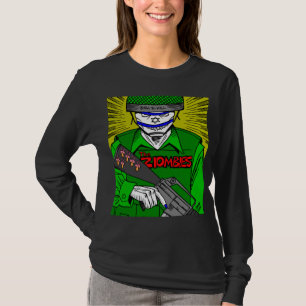 La camiseta larga de la manga de Ziombies de