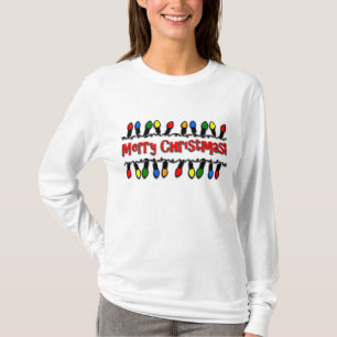 La camiseta Largo-Envuelta de las mujeres de las