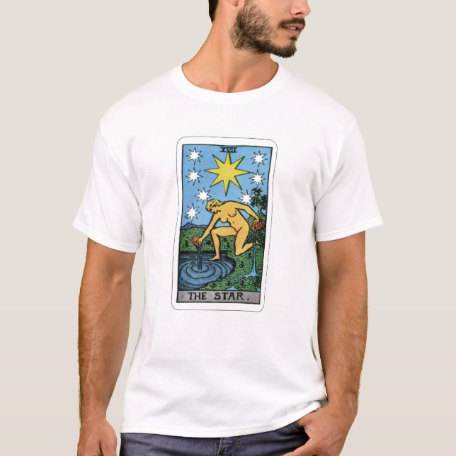 La camiseta ligera de los hombres de la estrella (Anverso)