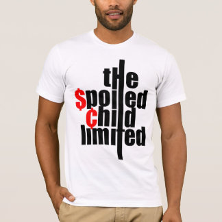 La camiseta limitada estropeada del logotipo del