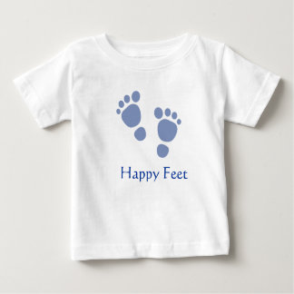 La camiseta los pies de bebé feliz