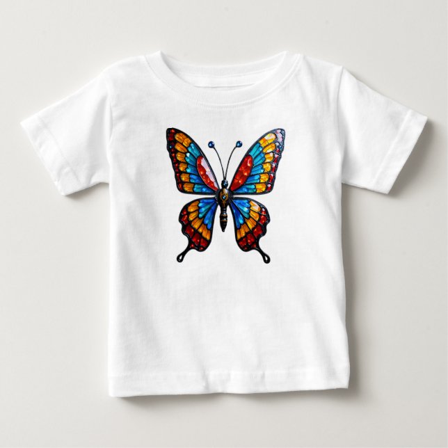La camiseta mágica de la mariposa brillante (Anverso)