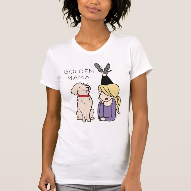 La camiseta Mamá recuperadora de oro personalizada (Anverso)