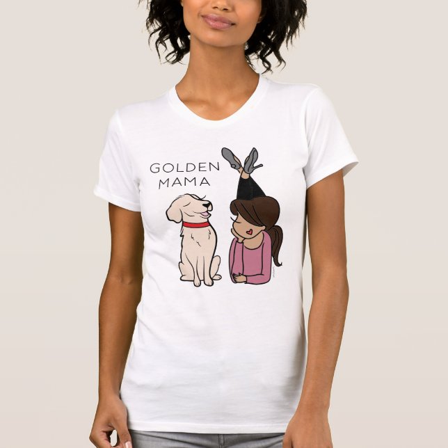 La camiseta Mamá recuperadora de oro personalizada (Anverso)