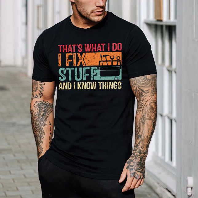 La camiseta martillo, camiseta de hombre de mano,  (Subido por el creador)