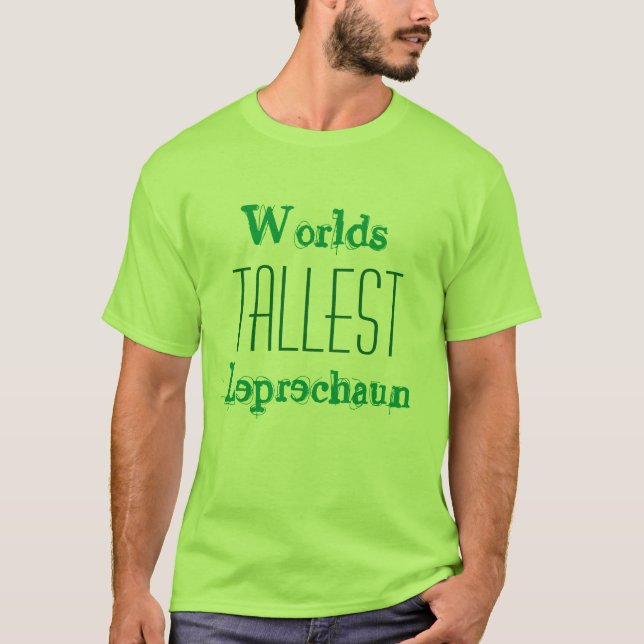 La camiseta más alta del Leprechaun de los mundos (Anverso)