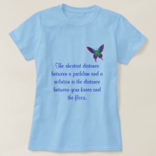 La camiseta más corta de la distancia
