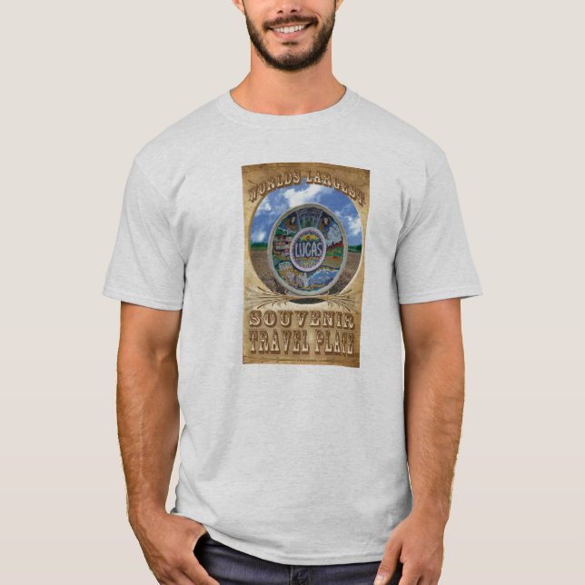 La camiseta más grande de la placa del viaje del (Anverso)