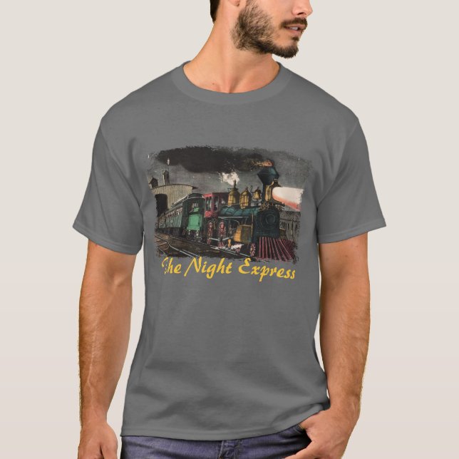 La camiseta masculina del Night Express (Anverso)