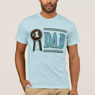 La camiseta mejor/del número uno del papá de padre