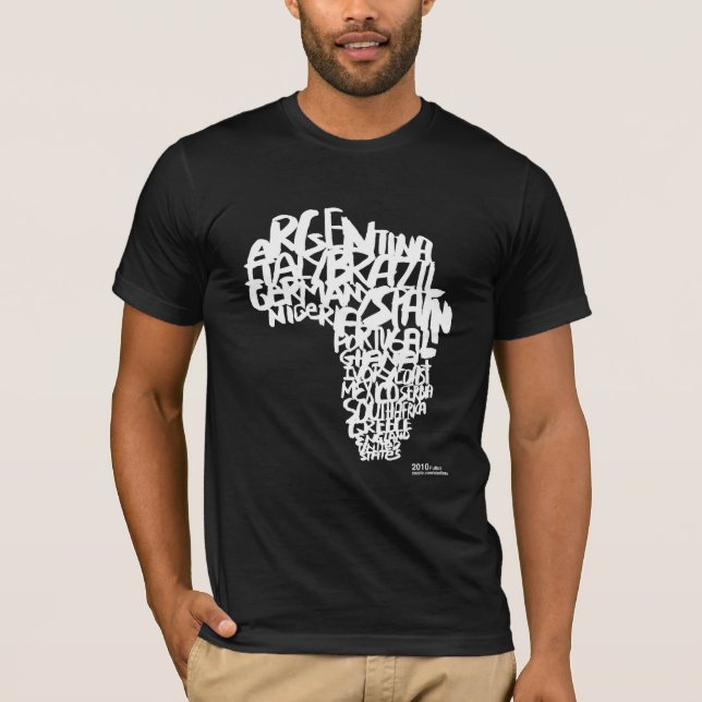 LA CAMISETA NEGRA DE AMERICAN APPAREL DE LOS (Anverso)