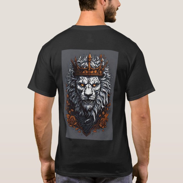 ''La camiseta negra tiene un diseño sorprendente (Reverso)