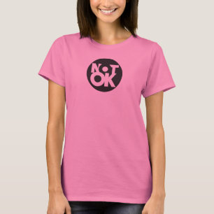 La camiseta NO ACEPTABLE de las mujeres