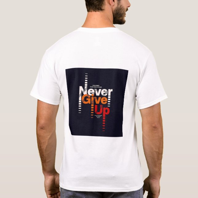 La camiseta "Nunca te des por vencida" lleva más q (Reverso)