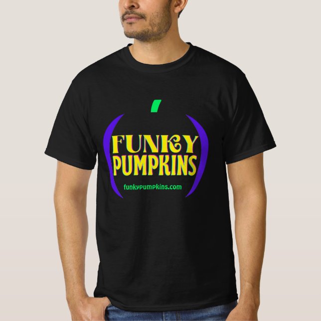 La camiseta oficial de Funky Tiras Masculinas (Anverso)