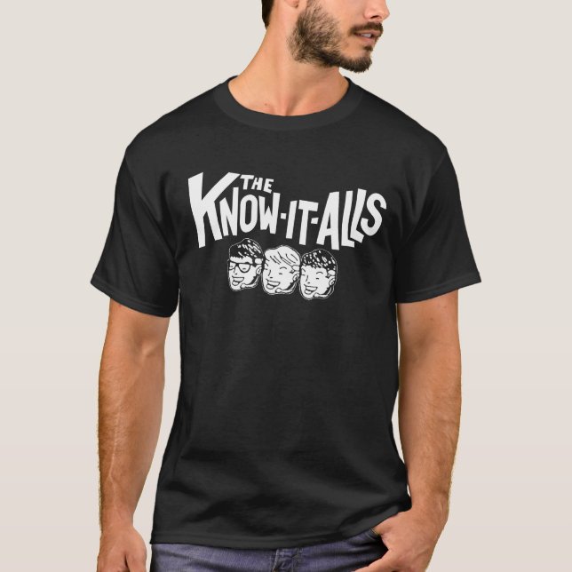 ¡La camiseta oficial de los Sabelotodo! (Anverso)