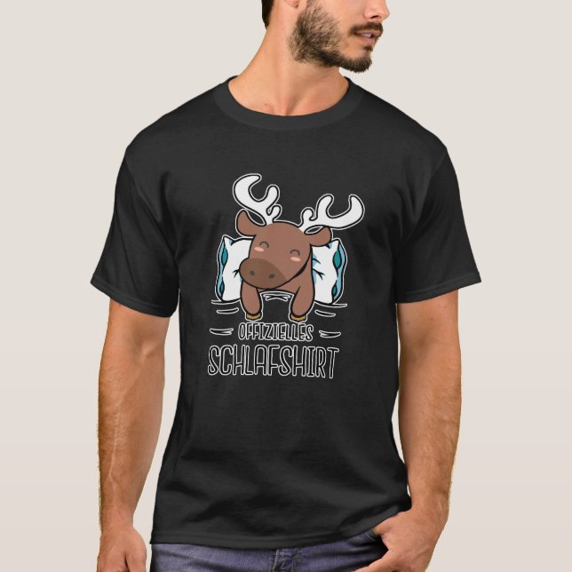 La camiseta oficial del sueño Moose Pajamas Pajama (Anverso)