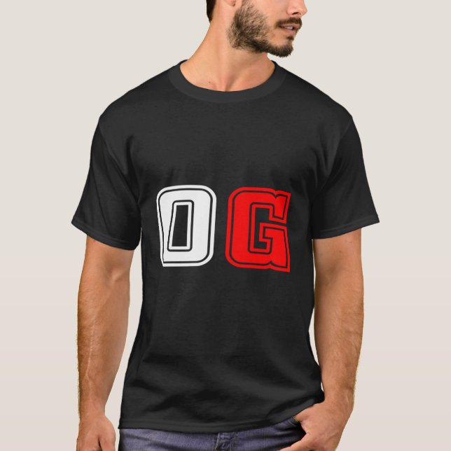 La Camiseta Og Original Gangsta Orgullosamente Vin (Anverso)