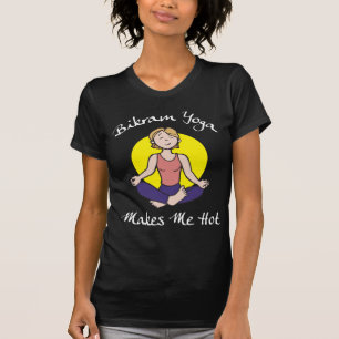 La camiseta oscura de Bikram de las mujeres