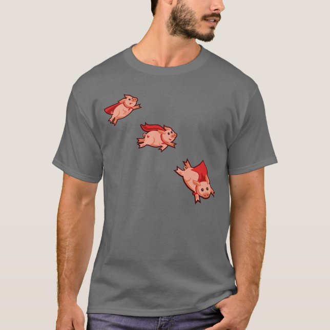 La camiseta oscura de los hombres - cuando los (Anverso)