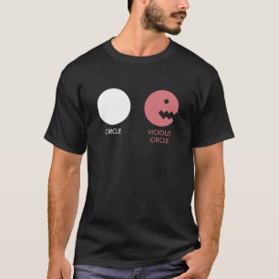 La camiseta oscura de los hombres del círculo