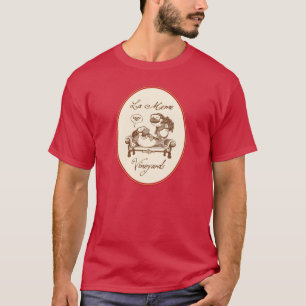 LA CAMISETA OSCURA DE LOS HOMBRES DEL DELFÍN DE