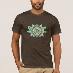 La camiseta oscura de los hombres del Lotus