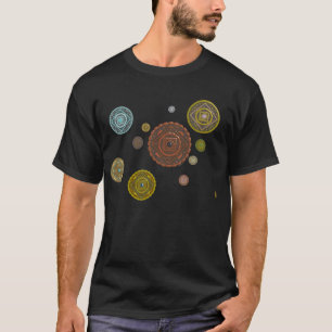 La camiseta oscura de los hombres del zodiaco
