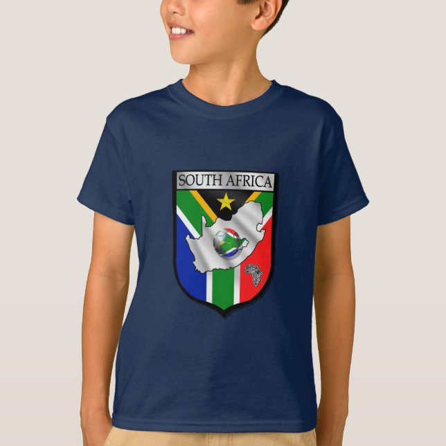 La camiseta oscura de los niños surafricanos de (Anverso)