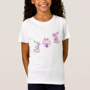 LA CAMISETA PARA CHICAS DE EASTER BUNNY