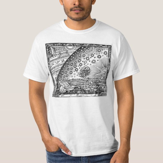 La camiseta para hombre de la atmósfera (Anverso)