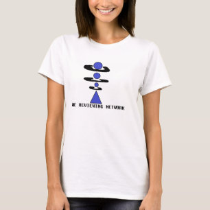 La camiseta para mujer de repaso de la red