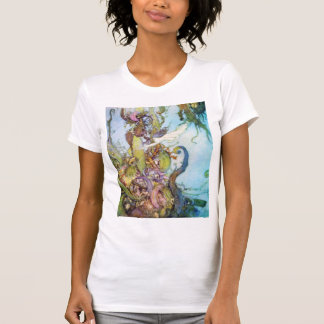 La camiseta para mujer del arte del vintage de