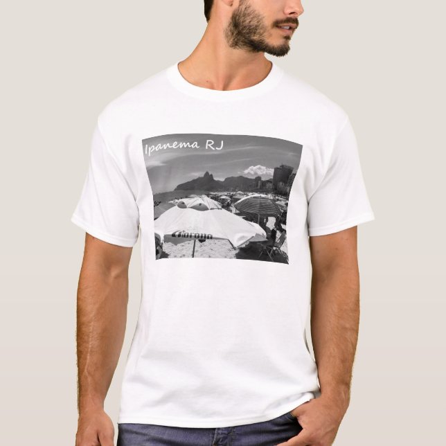 La camiseta perfecta con la playa de Ipanema en Rí (Anverso)