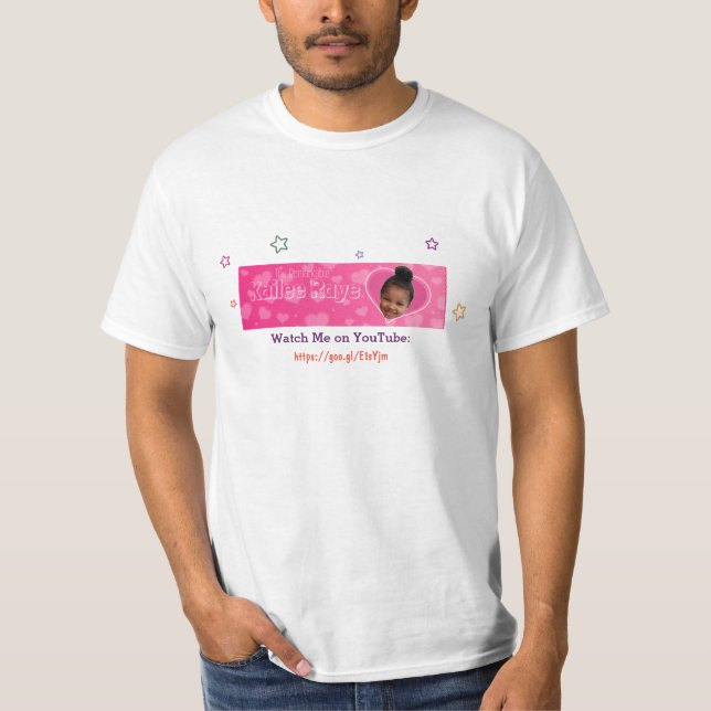 La camiseta promocional de un hombre de Kailee Ray (Anverso)