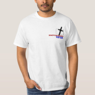 La camiseta religiosa de la libertad ruega y vota