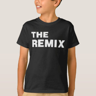 LA camiseta REMIX de la llama de caída de micrófon