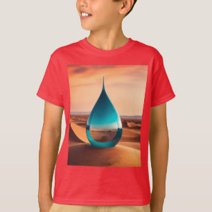 "La camiseta roja cae sobre el desierto - la esper
