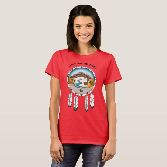 La camiseta ROJA de las mujeres de la tribu de (Anverso completo)