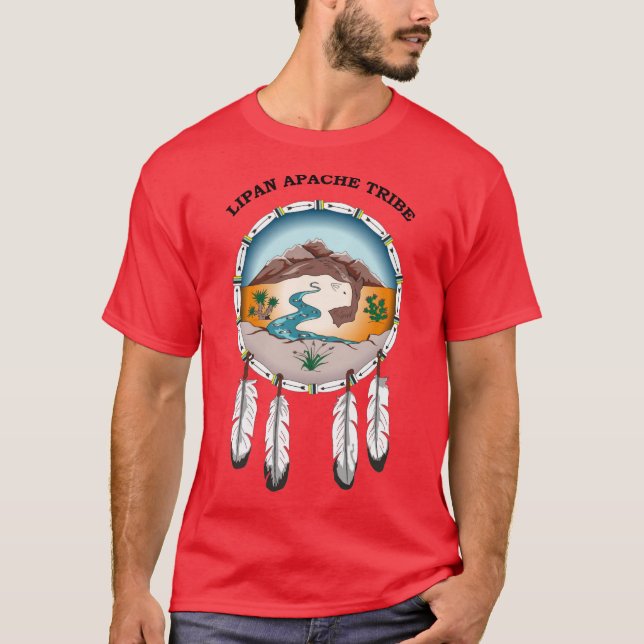 La camiseta ROJA de los hombres de la tribu de (Anverso)