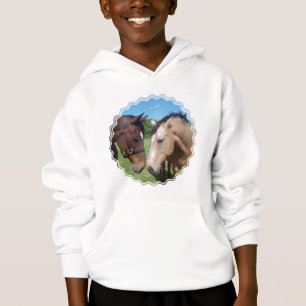 La camiseta romántica del niño del caballo