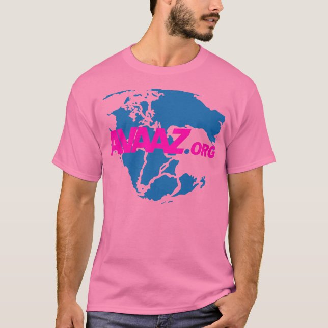 La camiseta rosada oficial de Avaaz (Anverso)